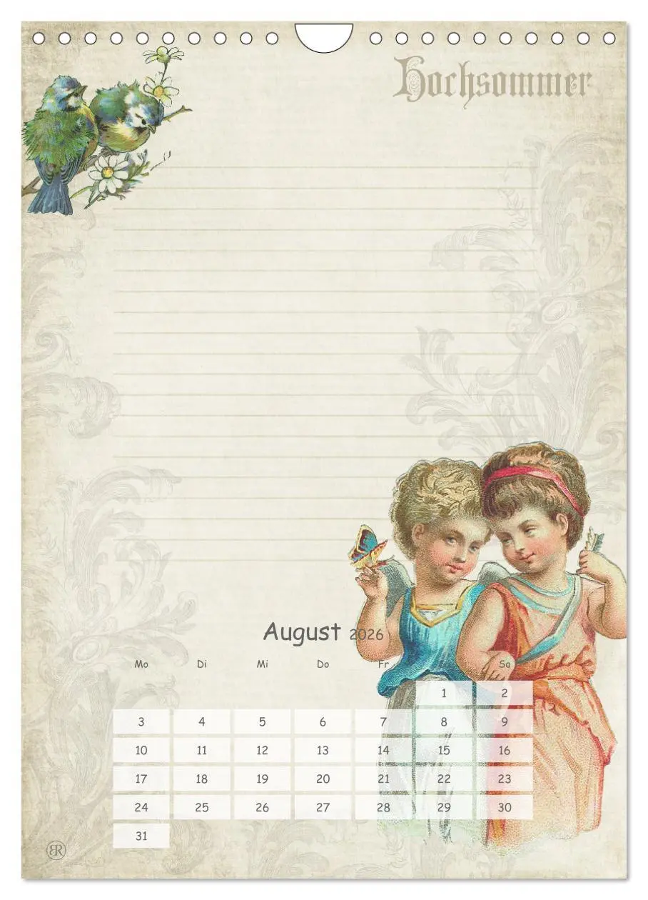 Bild: 9783516456660 | Nostalgie-Jahr, Motive aus alten Poesiealben (Wandkalender 2026 DIN...