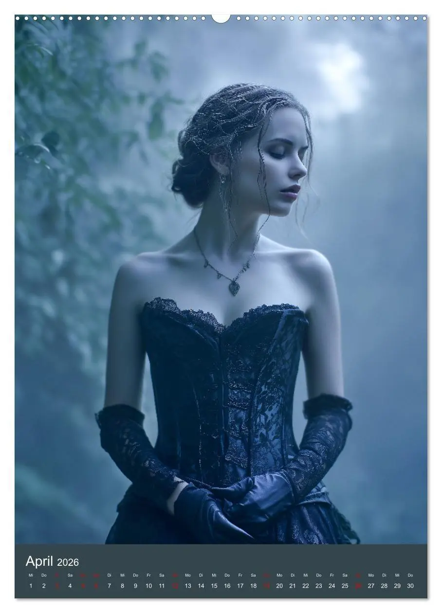 Bild: 9783516696660 | Gothic Girls - düstere Frauen in schwarzer Gothic-Kleidung...