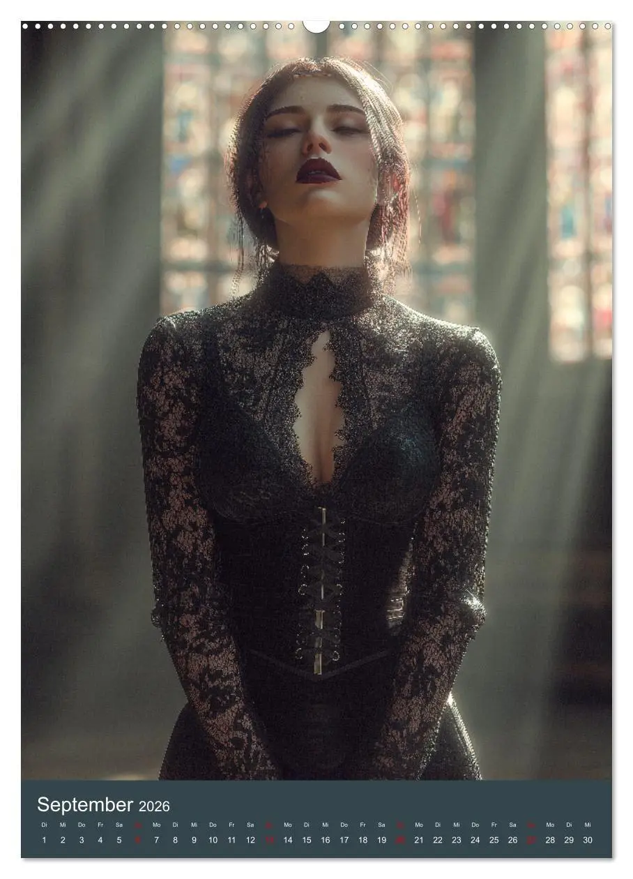 Bild: 9783516696660 | Gothic Girls - düstere Frauen in schwarzer Gothic-Kleidung...