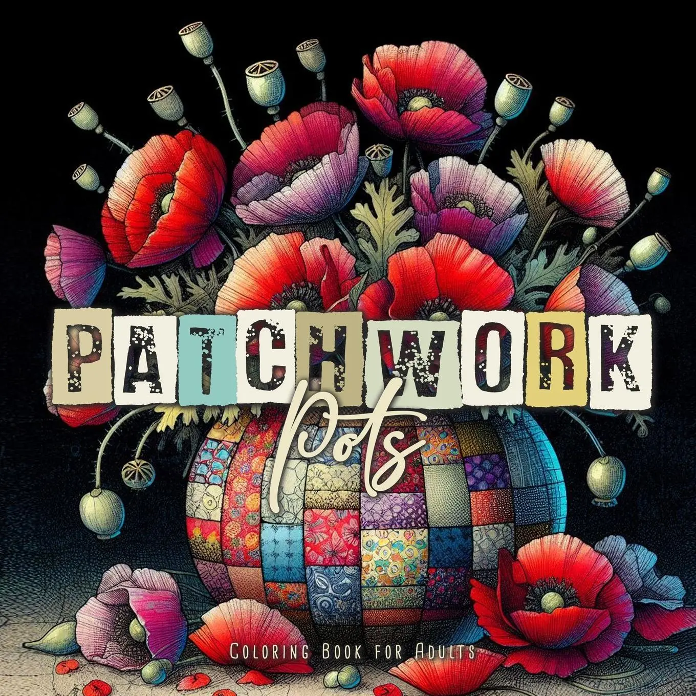 Cover: 9783758496660 | Patchwork Pots Coloring Book for Adults | Monsoon Publishing | Buch