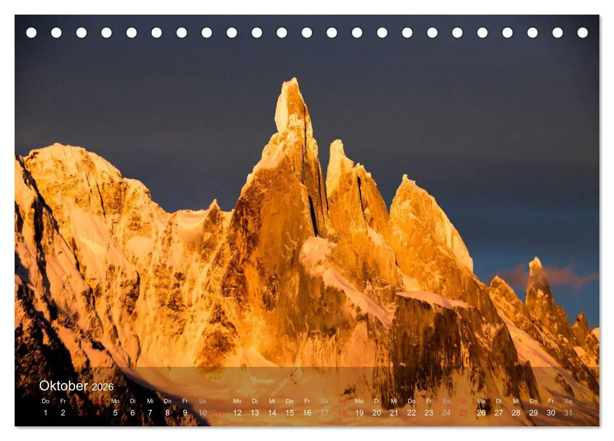 Bild: 9783516136760 | Majestätische Berge Cerro Torre Patagonien (Tischkalender 2026 DIN...