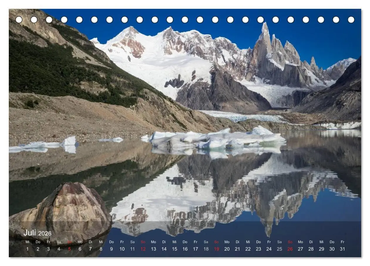Bild: 9783516136760 | Majestätische Berge Cerro Torre Patagonien (Tischkalender 2026 DIN...