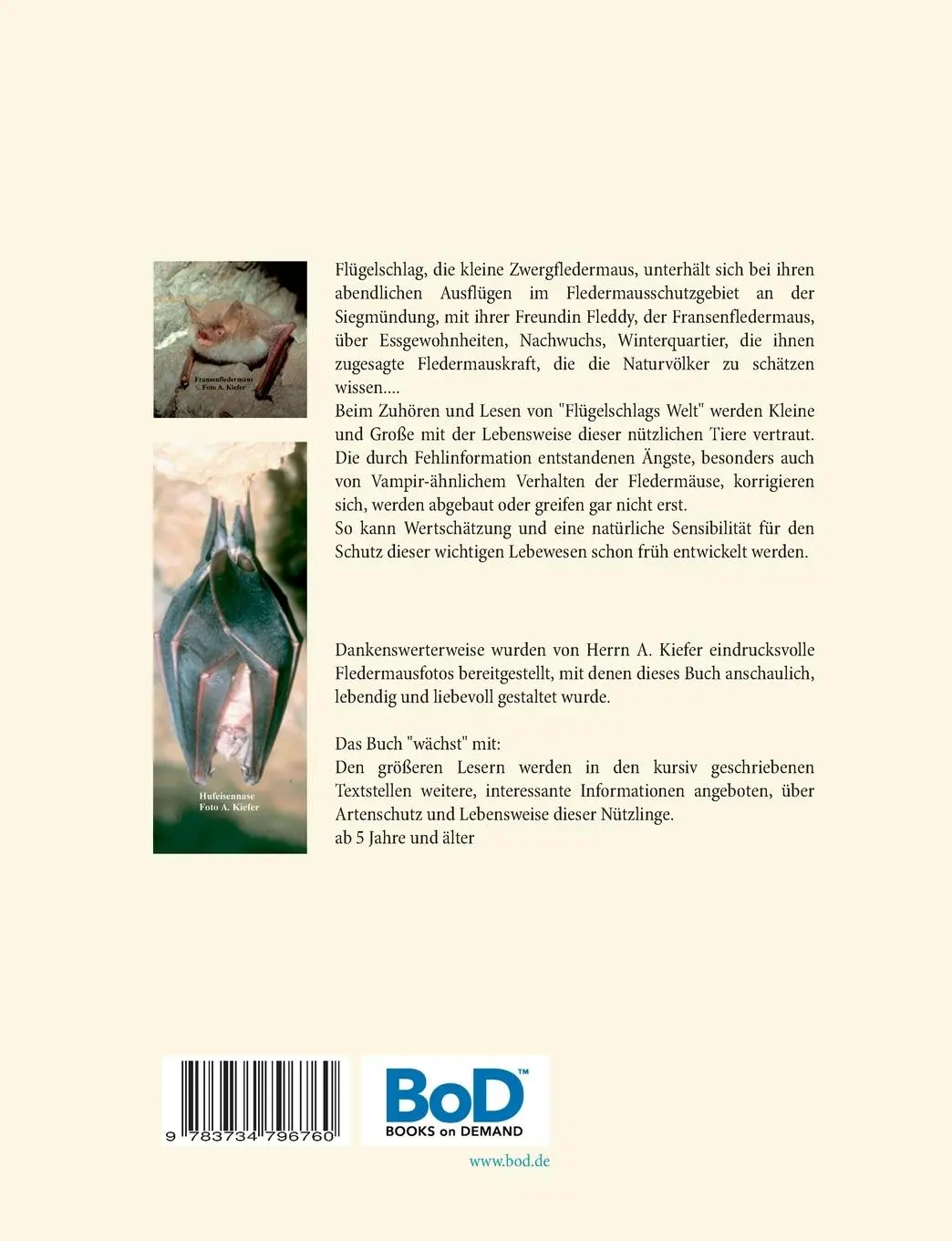 Rückseite: 9783734796760 | Flügelschlags Welt | Fledermaus-Wissen | Christa Rieck | Taschenbuch