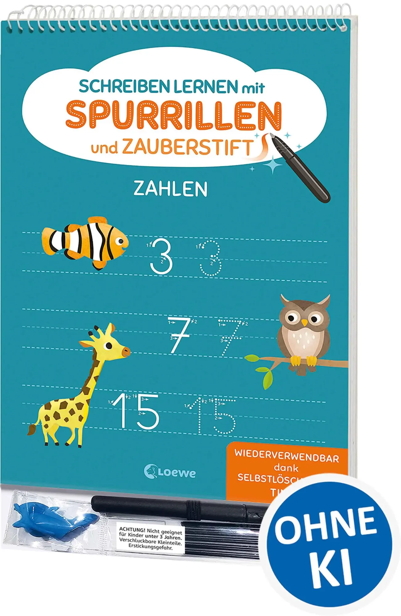 Cover: 9783743226760 | Schreiben lernen mit Spurrillen und Zauberstift - Zahlen | Eisendle