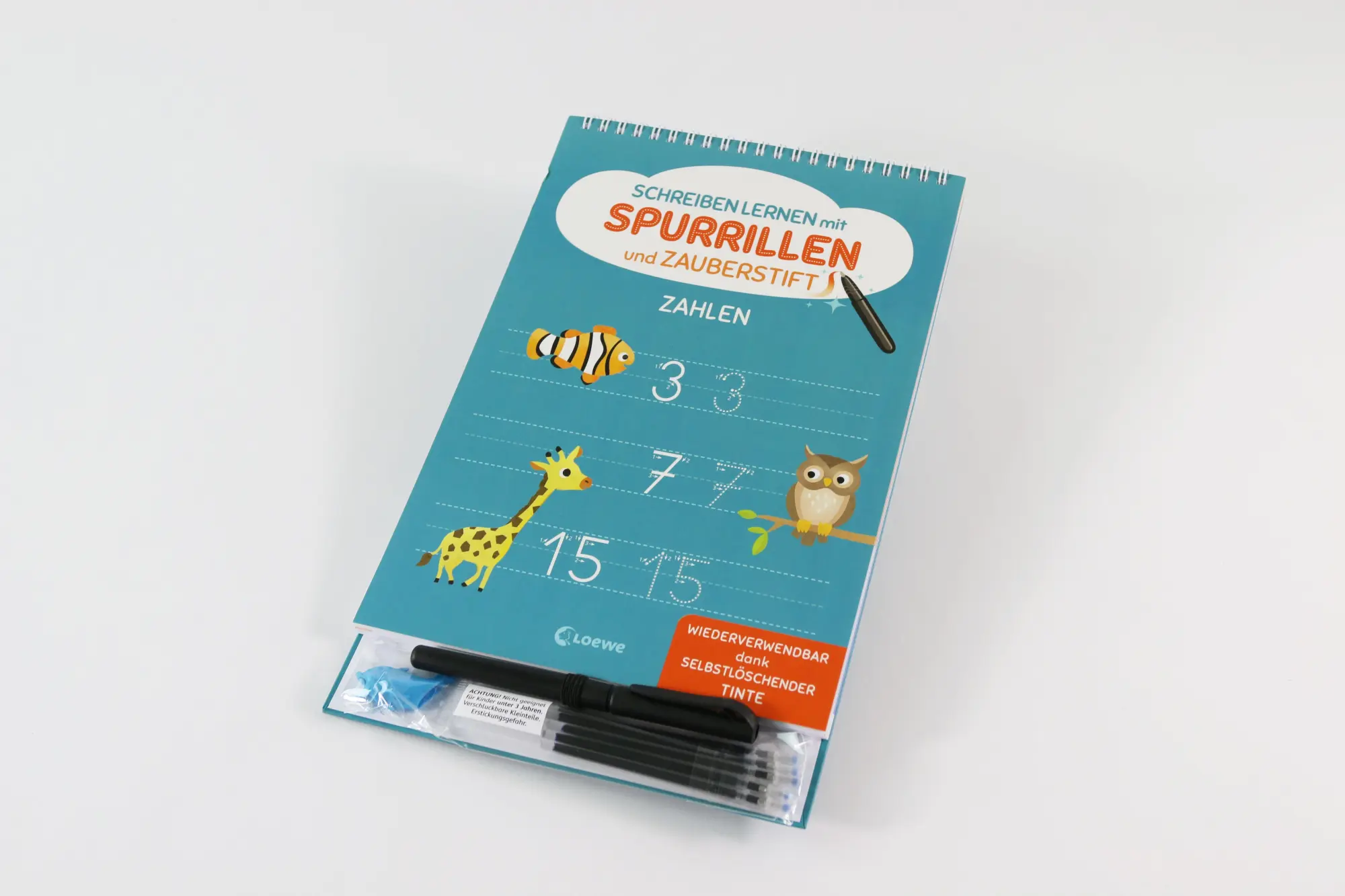 Bild: 9783743226760 | Schreiben lernen mit Spurrillen und Zauberstift - Zahlen | Eisendle
