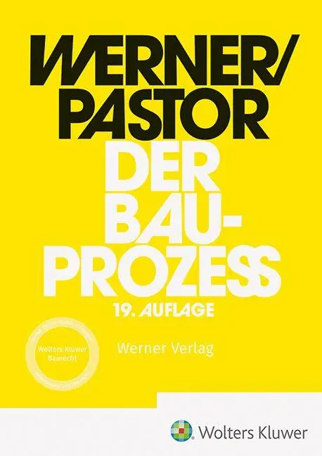 Cover: 9783804156760 | Der Bauprozess | Ulrich Werner (u. a.) | Buch | 2334 S. | Deutsch