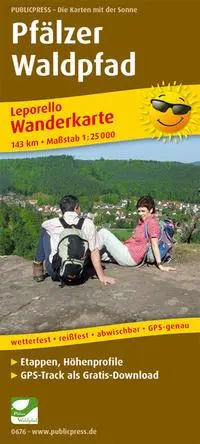 Cover: 9783899206760 | Pfälzer Waldpfad 1 : 25 000 Wanderkarte | (Land-)Karte | Deutsch