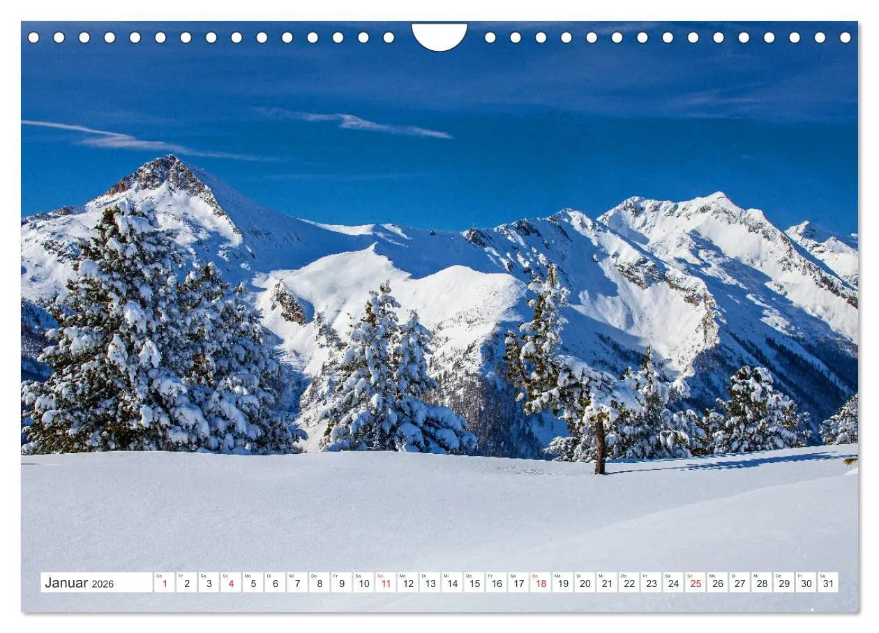 Bild: 9783457726860 | Tweng und Obertauern (Wandkalender 2026 DIN A4 quer), CALVENDO...