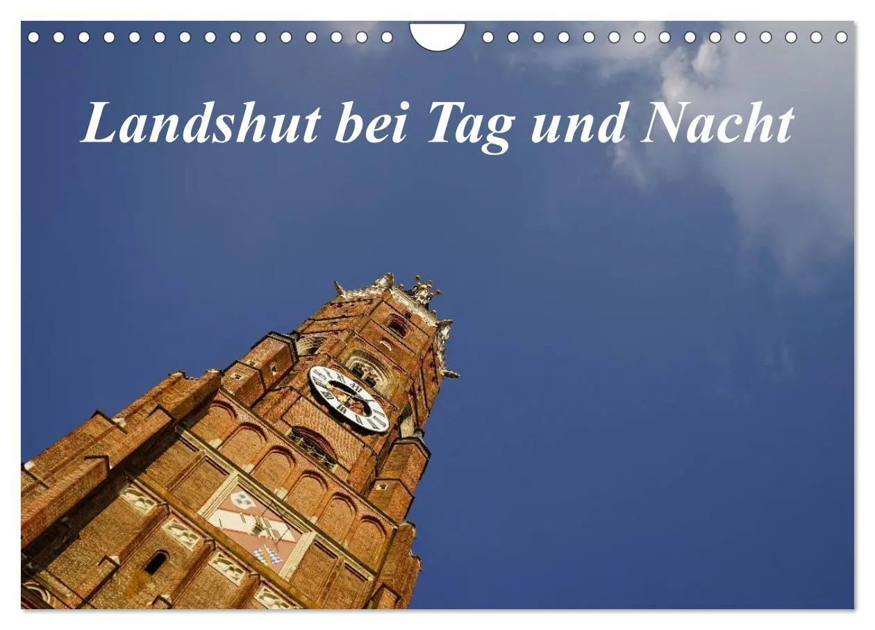 Cover: 9783516126860 | Landshut bei Tag und Nacht (Wandkalender 2026 DIN A4 quer),...