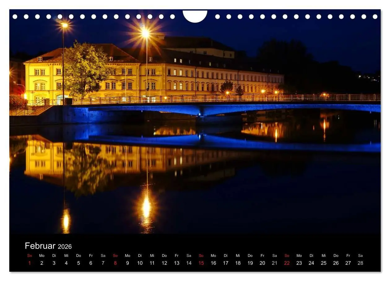 Bild: 9783516126860 | Landshut bei Tag und Nacht (Wandkalender 2026 DIN A4 quer),...