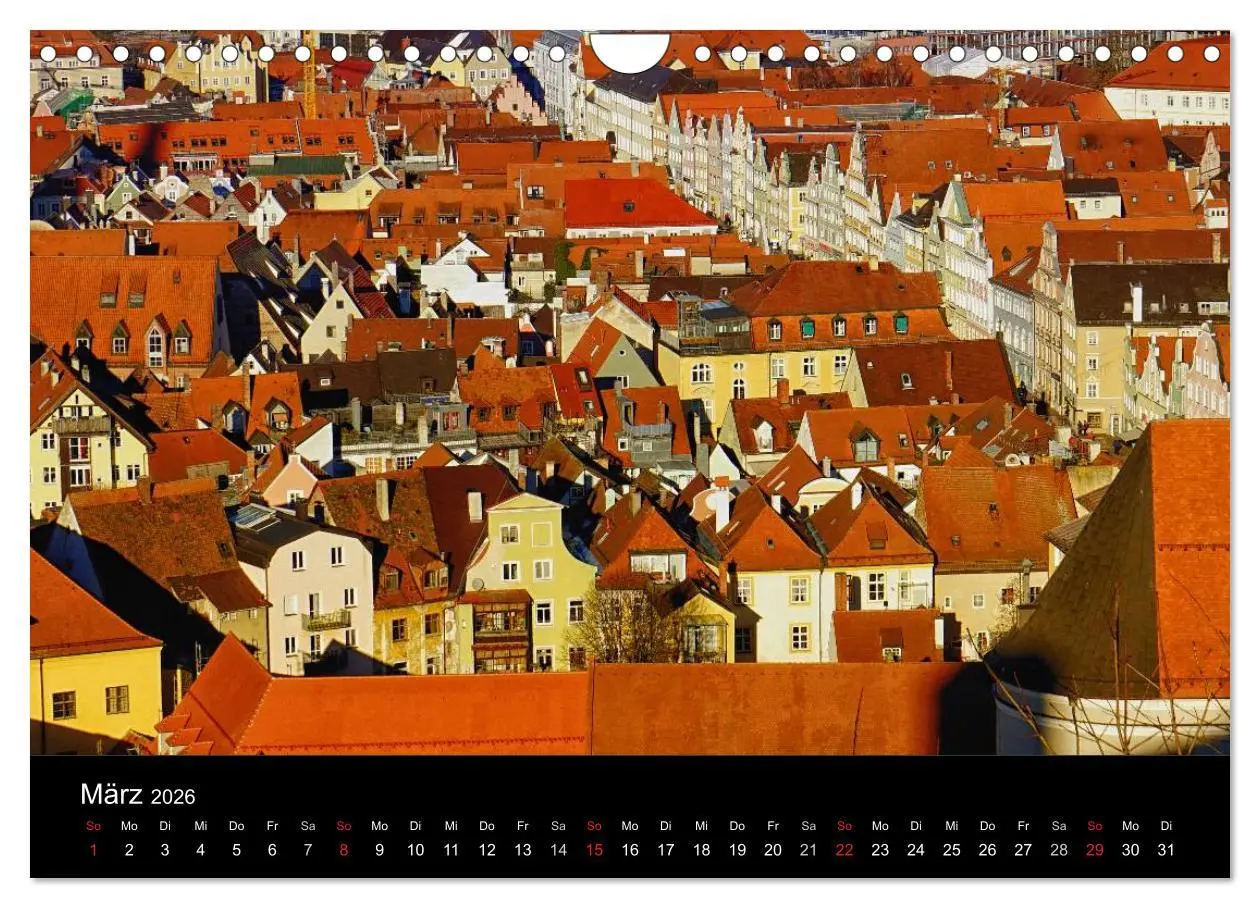 Bild: 9783516126860 | Landshut bei Tag und Nacht (Wandkalender 2026 DIN A4 quer),...