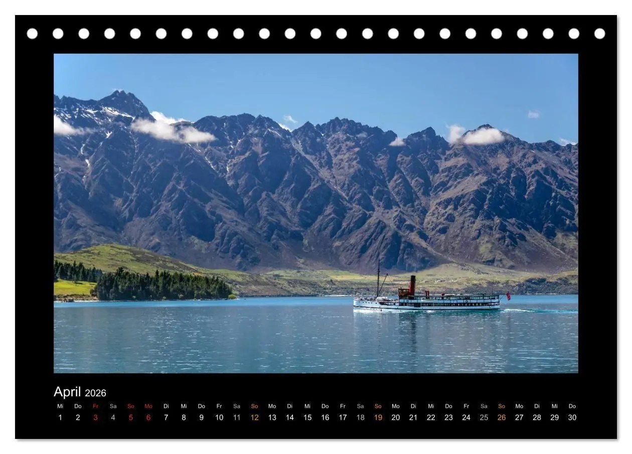Bild: 9783516676860 | Eine Reise durch Neuseeland (Tischkalender 2026 DIN A5 quer),...