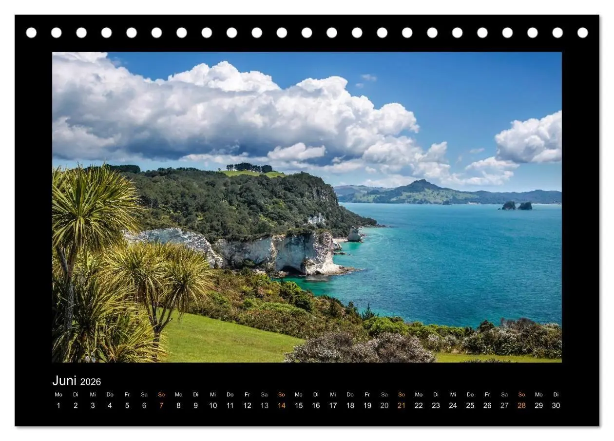 Bild: 9783516676860 | Eine Reise durch Neuseeland (Tischkalender 2026 DIN A5 quer),...