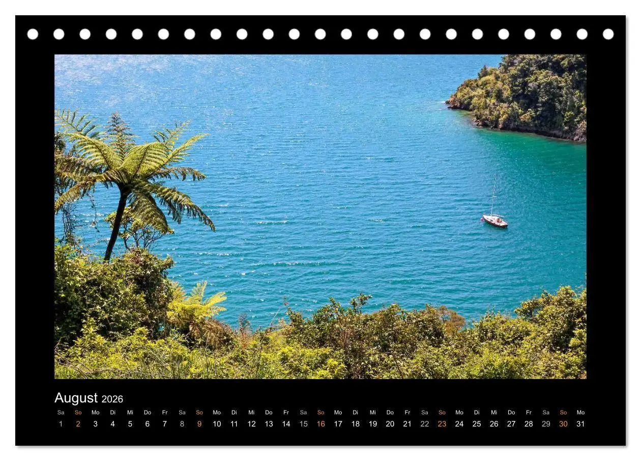 Bild: 9783516676860 | Eine Reise durch Neuseeland (Tischkalender 2026 DIN A5 quer),...