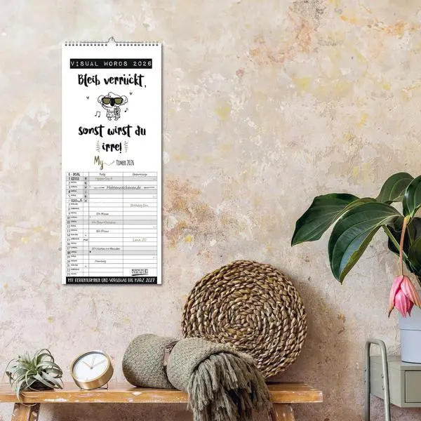 Bild: 9783731886860 | My Timer Visual Words 2026 | Verlag Korsch | Kalender | Spiralbindung