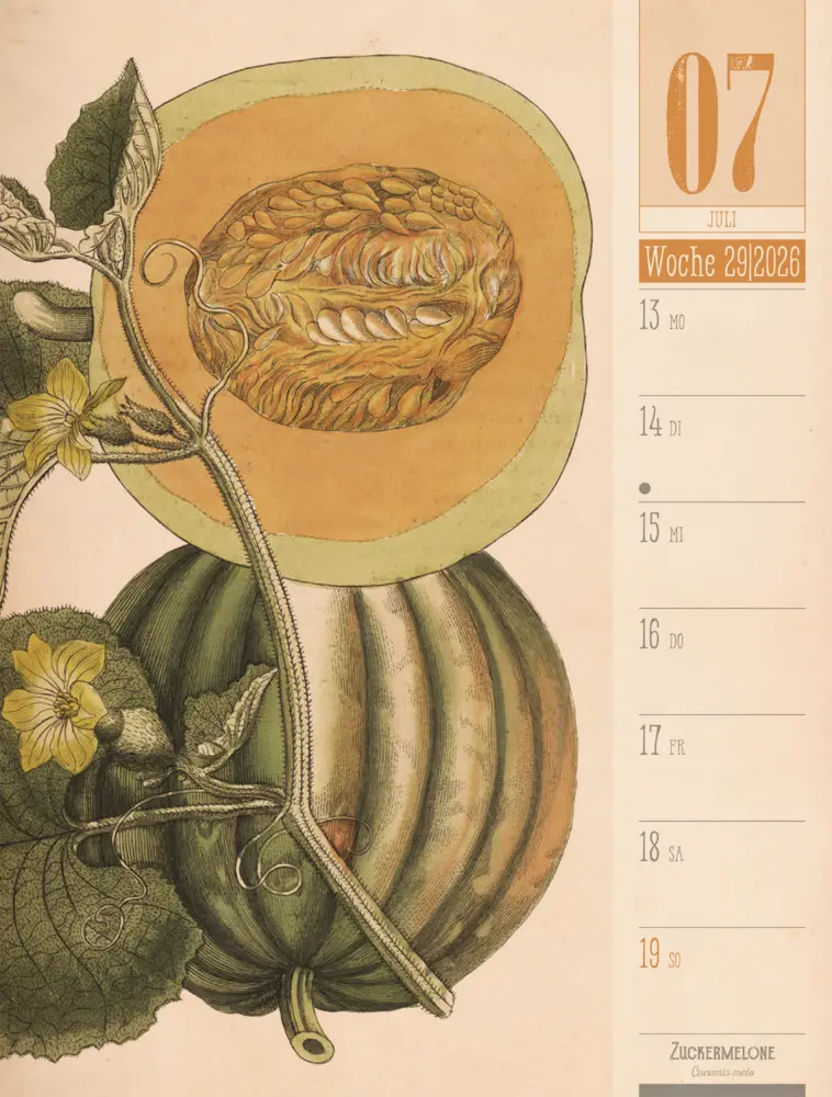 Bild: 9783838426860 | Culinarium Wochenplaner Kalender 2026 Küche, Kräuter, Kurioses | GmbH
