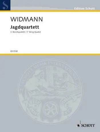 Cover: 9790001136860 | Hunting Quartet | 3rd string quartet | Jörg Widmann | 2008
