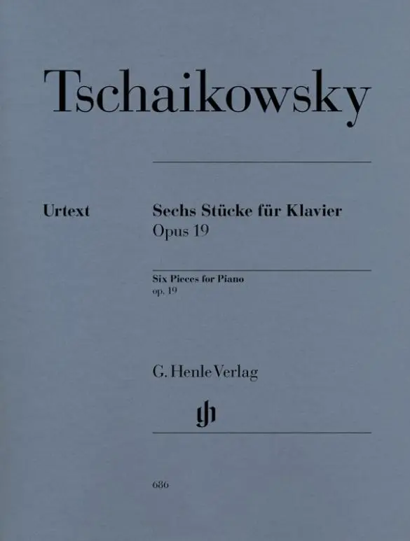 Cover: 9790201806860 | Tschaikowsky, Peter Iljitsch - Sechs Klavierstücke op. 19 | Buch