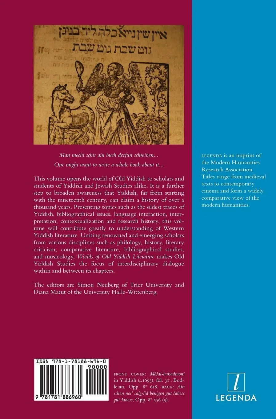 Rückseite: 9781781886960 | Worlds of Old Yiddish Literature | Simon Neuberg (u. a.) | Buch | 2023