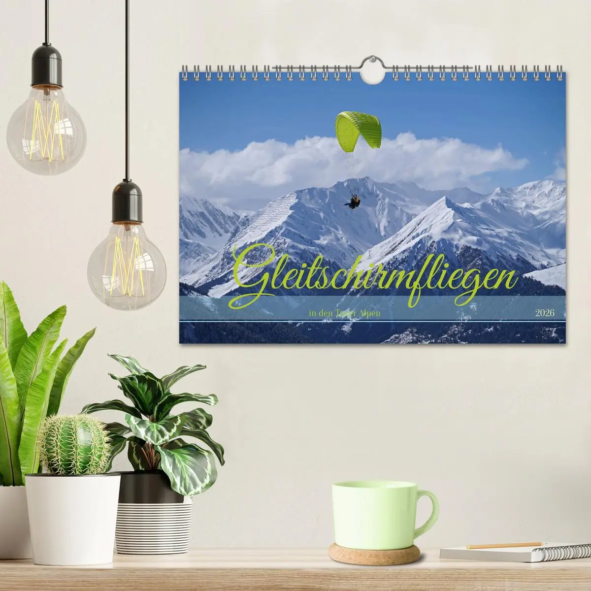 Bild: 9783457336960 | Gleitschirmfliegen in den Tuxer Alpen (Wandkalender 2026 DIN A4...