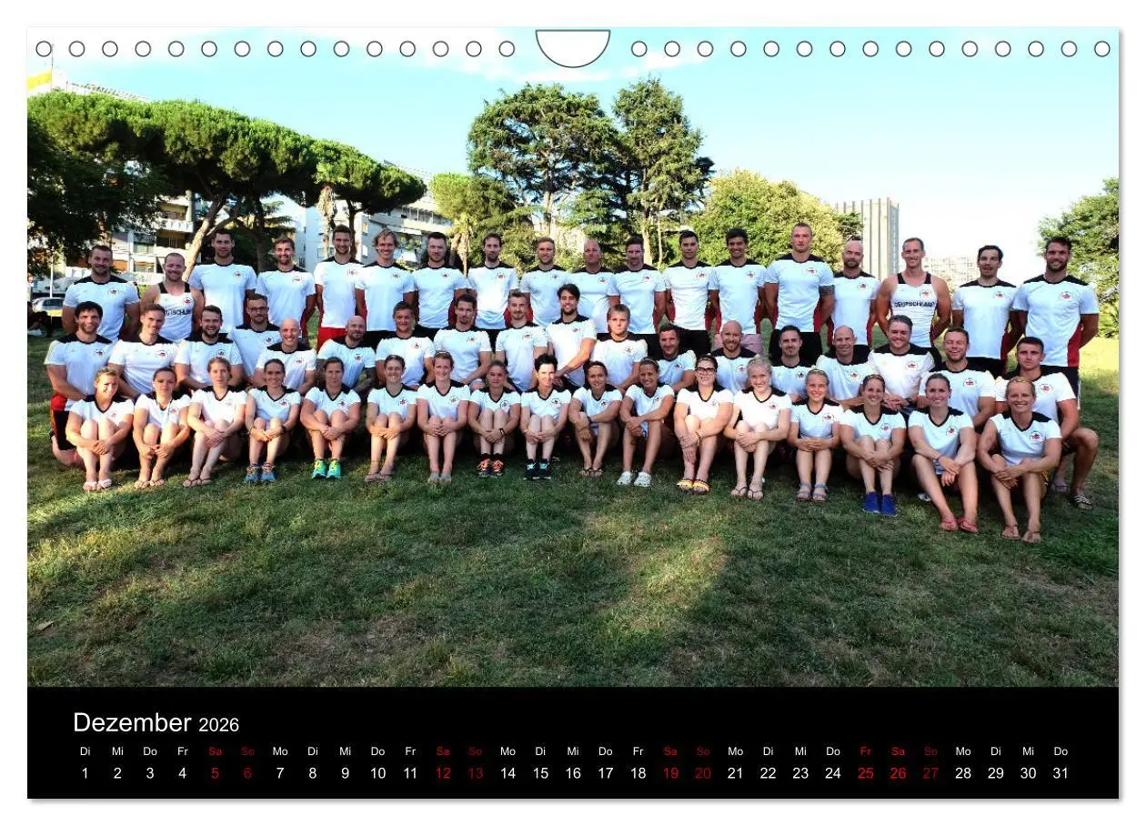 Bild: 9783457886960 | Drachenboot - MissionRome (Wandkalender 2026 DIN A4 quer), CALVENDO...