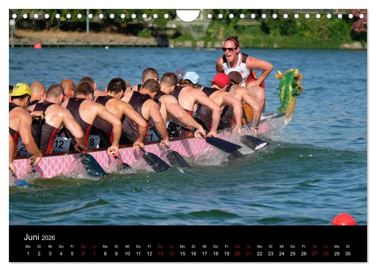 Bild: 9783457886960 | Drachenboot - MissionRome (Wandkalender 2026 DIN A4 quer), CALVENDO...