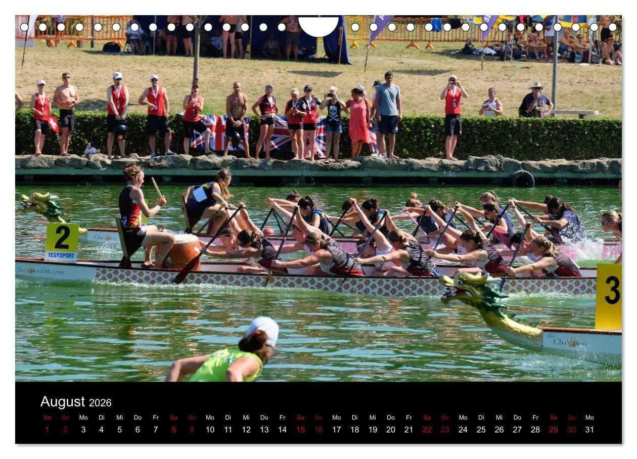 Bild: 9783457886960 | Drachenboot - MissionRome (Wandkalender 2026 DIN A4 quer), CALVENDO...