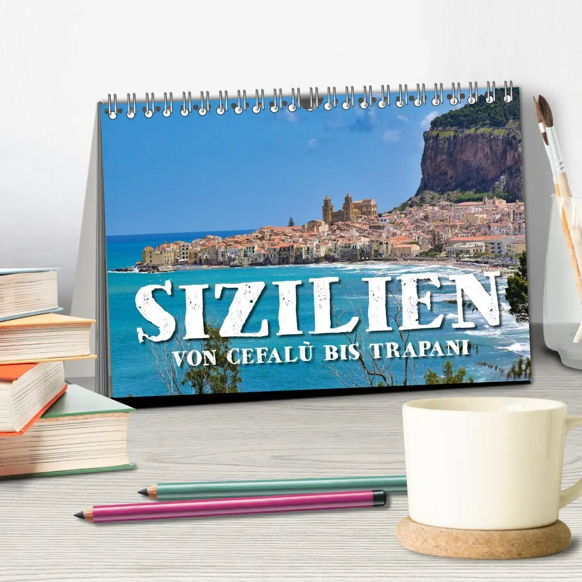 Bild: 9783516596960 | Sizilien - von Cefalù bis Trapani (Tischkalender 2026 DIN A5 quer),...