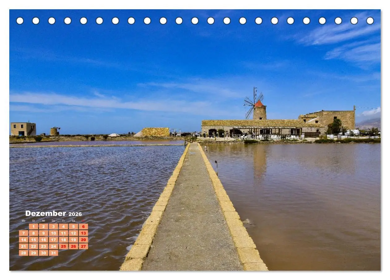 Bild: 9783516596960 | Sizilien - von Cefalù bis Trapani (Tischkalender 2026 DIN A5 quer),...