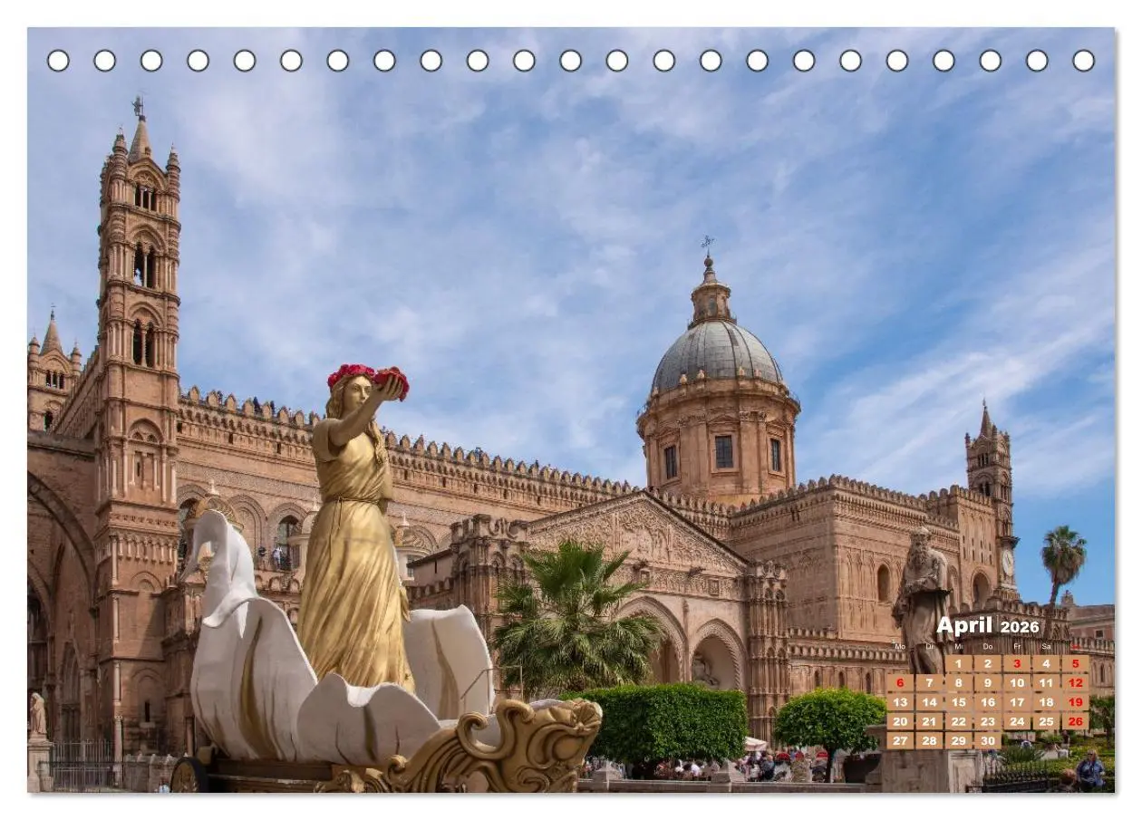 Bild: 9783516596960 | Sizilien - von Cefalù bis Trapani (Tischkalender 2026 DIN A5 quer),...