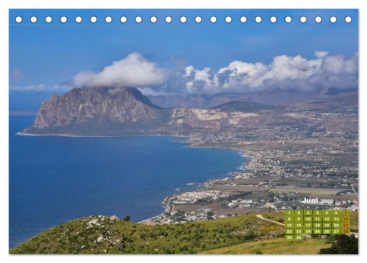 Bild: 9783516596960 | Sizilien - von Cefalù bis Trapani (Tischkalender 2026 DIN A5 quer),...