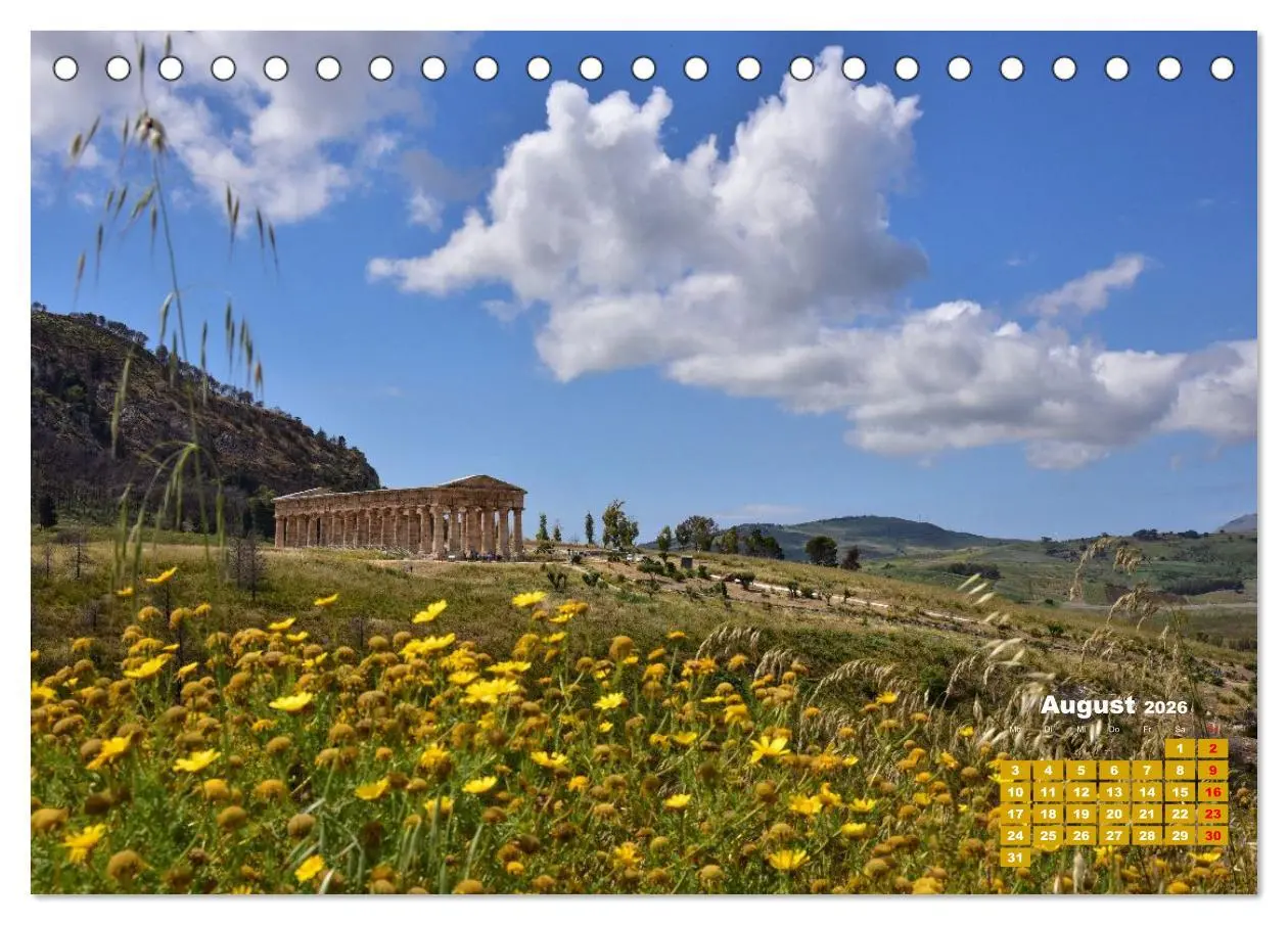 Bild: 9783516596960 | Sizilien - von Cefalù bis Trapani (Tischkalender 2026 DIN A5 quer),...