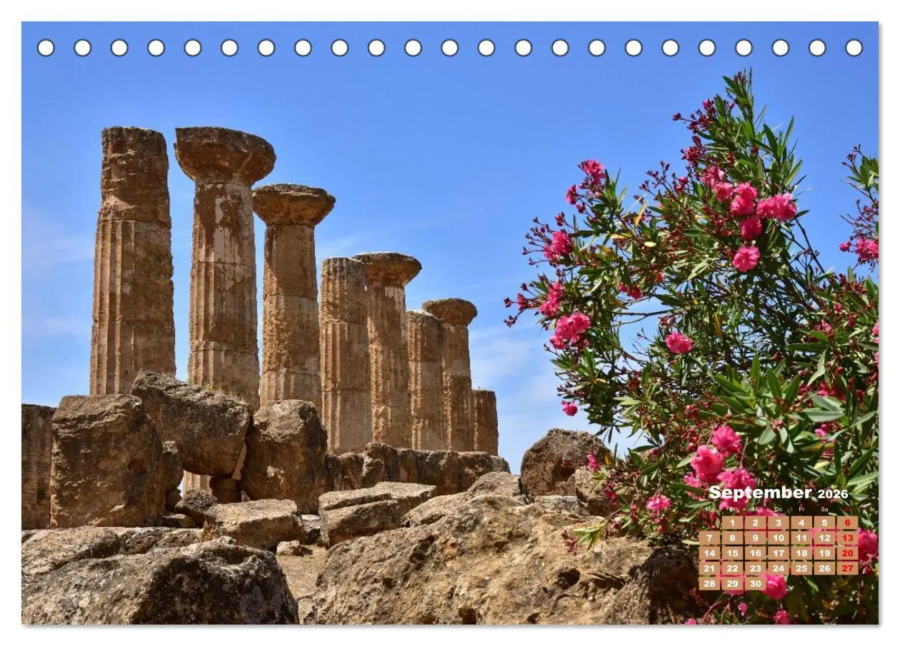 Bild: 9783516596960 | Sizilien - von Cefalù bis Trapani (Tischkalender 2026 DIN A5 quer),...