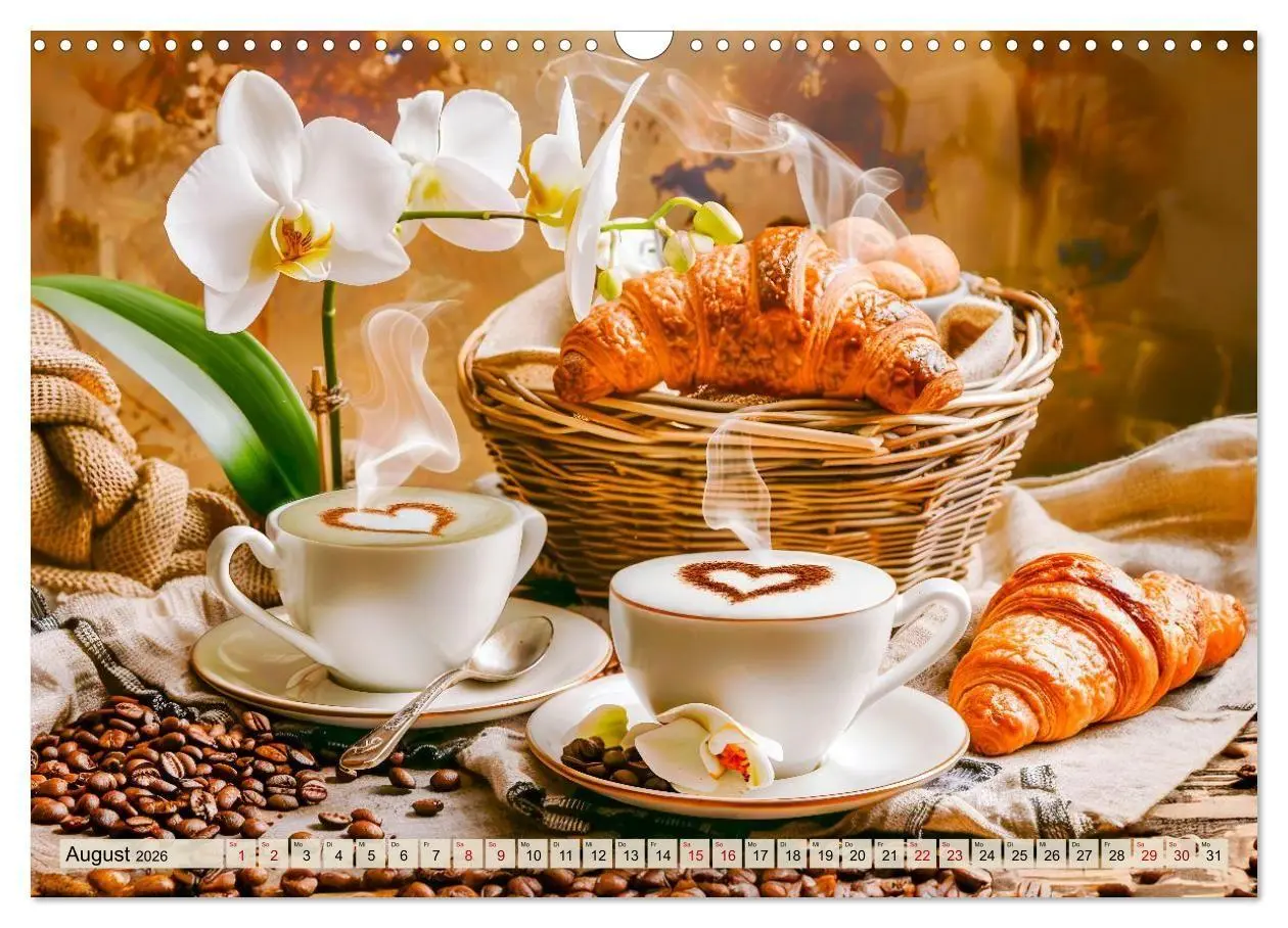 Bild: 9783516666960 | Cappuccino, Latte und mehr - Der große Kaffeekalender (Wandkalender...
