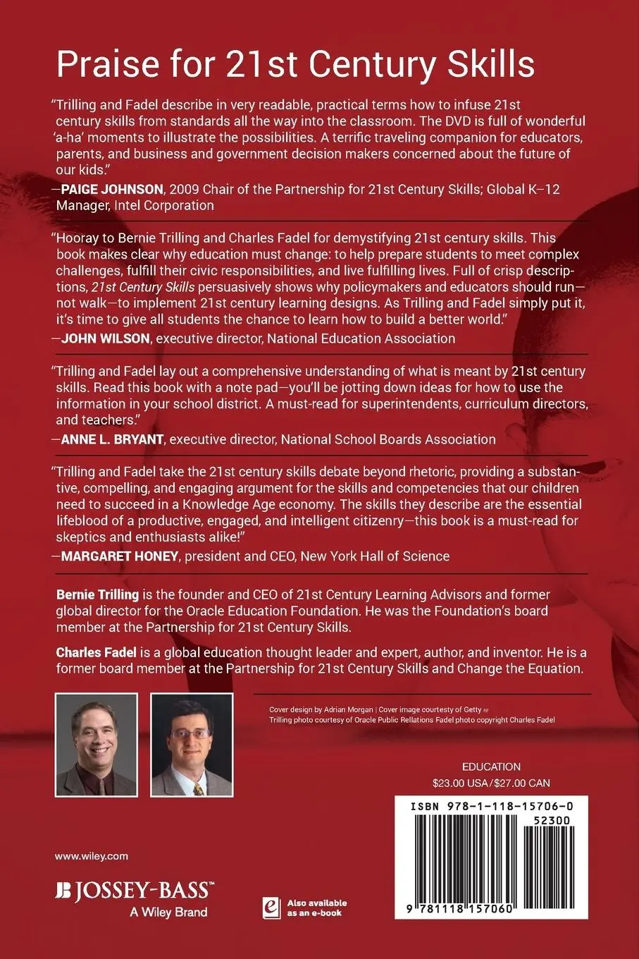 Rückseite: 9781118157060 | 21st Century Skills | Learning for Life in Our Times | Taschenbuch