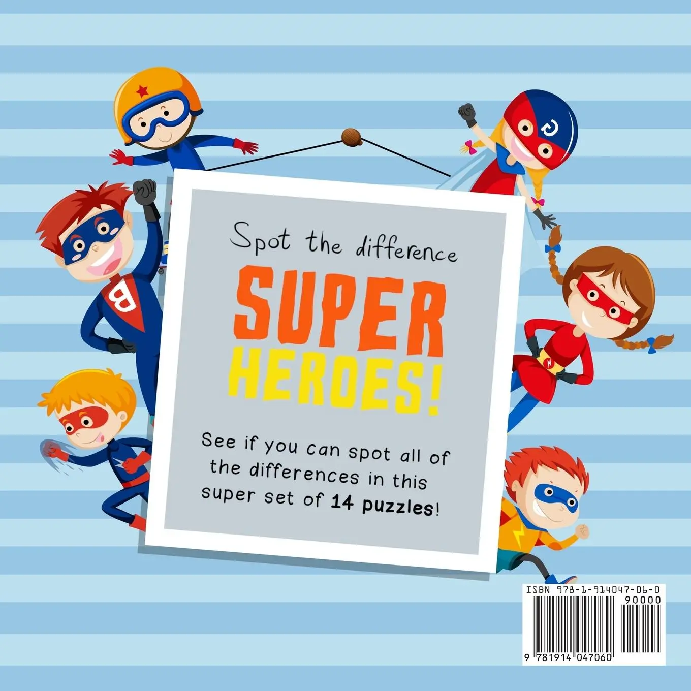 Rückseite: 9781914047060 | Spot the Difference - Superheroes! | Webber Books | Taschenbuch | 2021