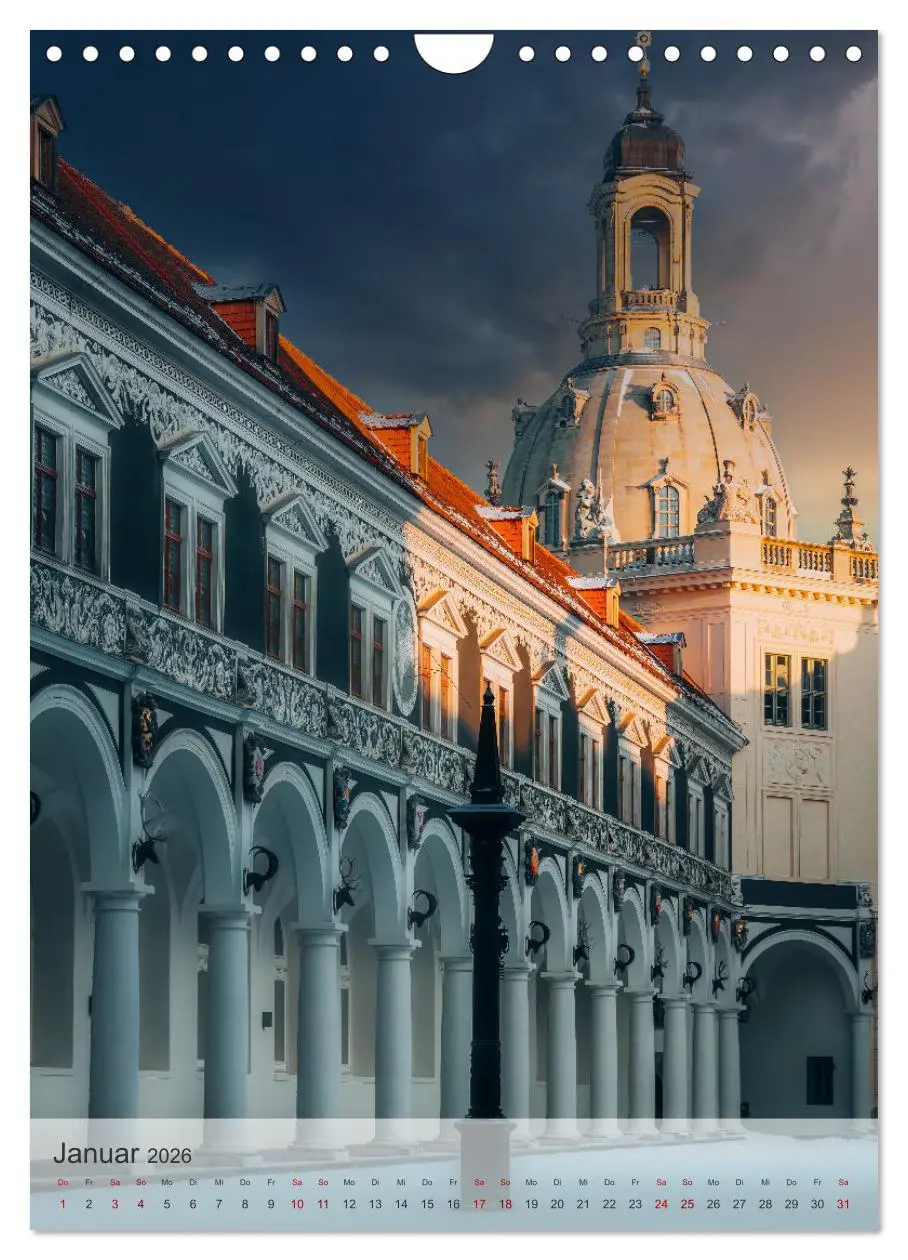 Bild: 9783516317060 | Elbstadt Dresden (Wandkalender 2026 DIN A4 hoch), CALVENDO...