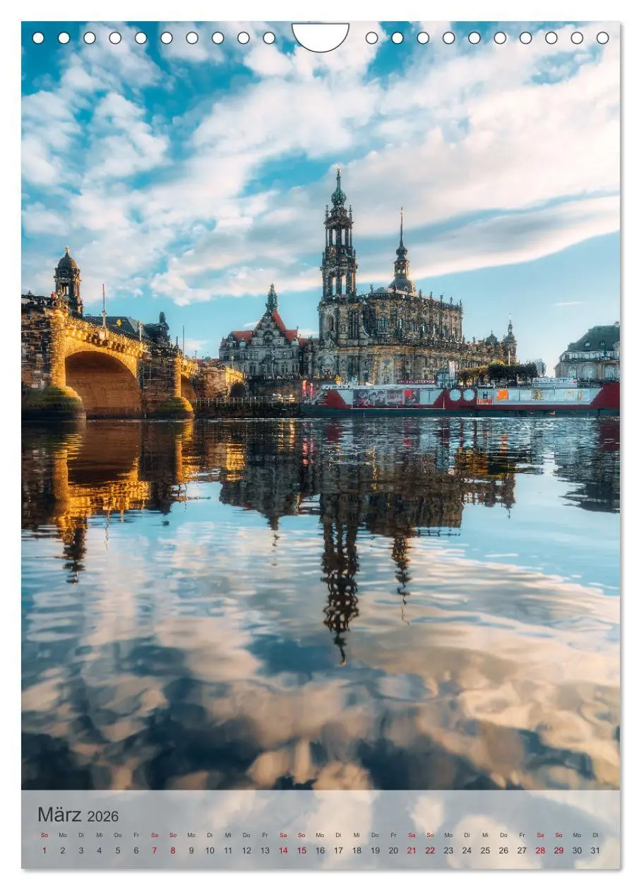 Bild: 9783516317060 | Elbstadt Dresden (Wandkalender 2026 DIN A4 hoch), CALVENDO...