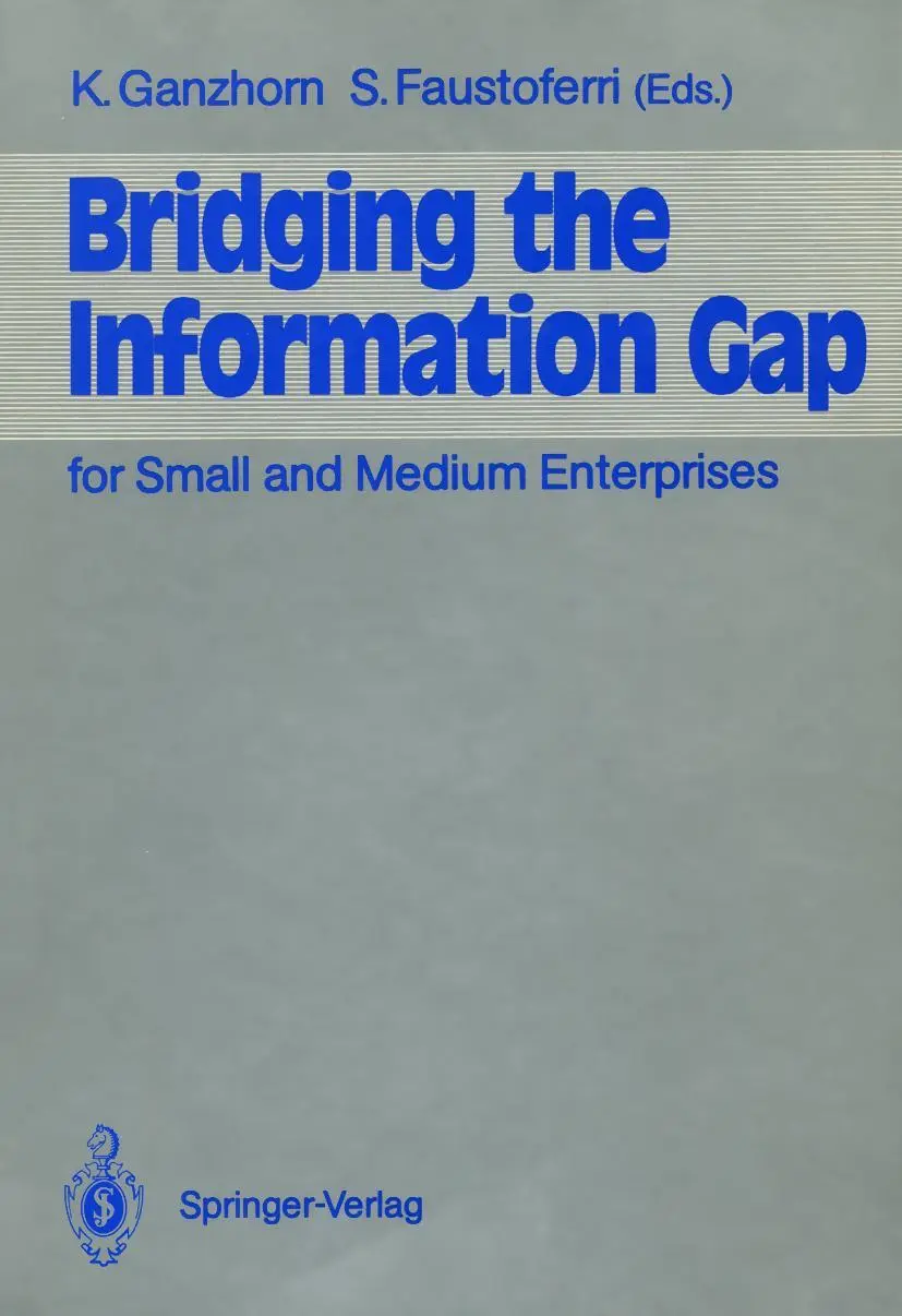 Cover: 9783540527060 | Bridging the Information Gap | for Small and Medium Enterprises | Buch