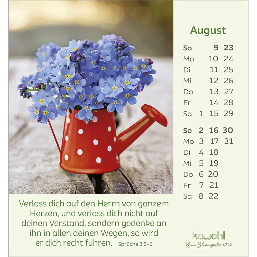 Bild: 9783754847060 | Kleine Blumengrüße 2026 | Kalender | Spiralbindung | 14 S. | Deutsch