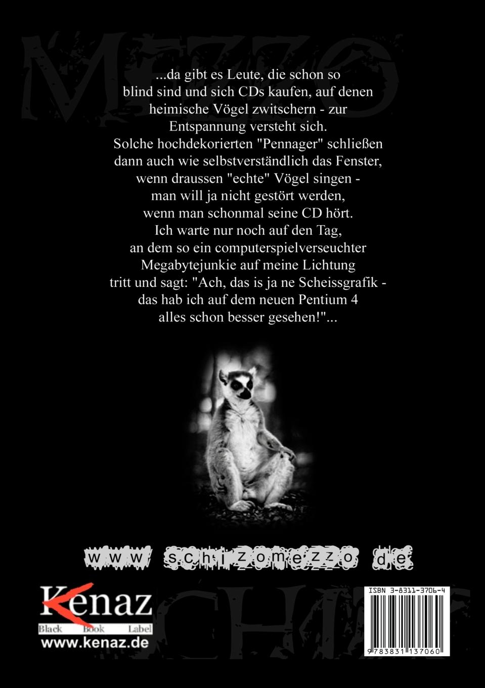 Rückseite: 9783831137060 | Schizomezzo | Ingo Tauer | Taschenbuch | 72 S. | Deutsch | 2002