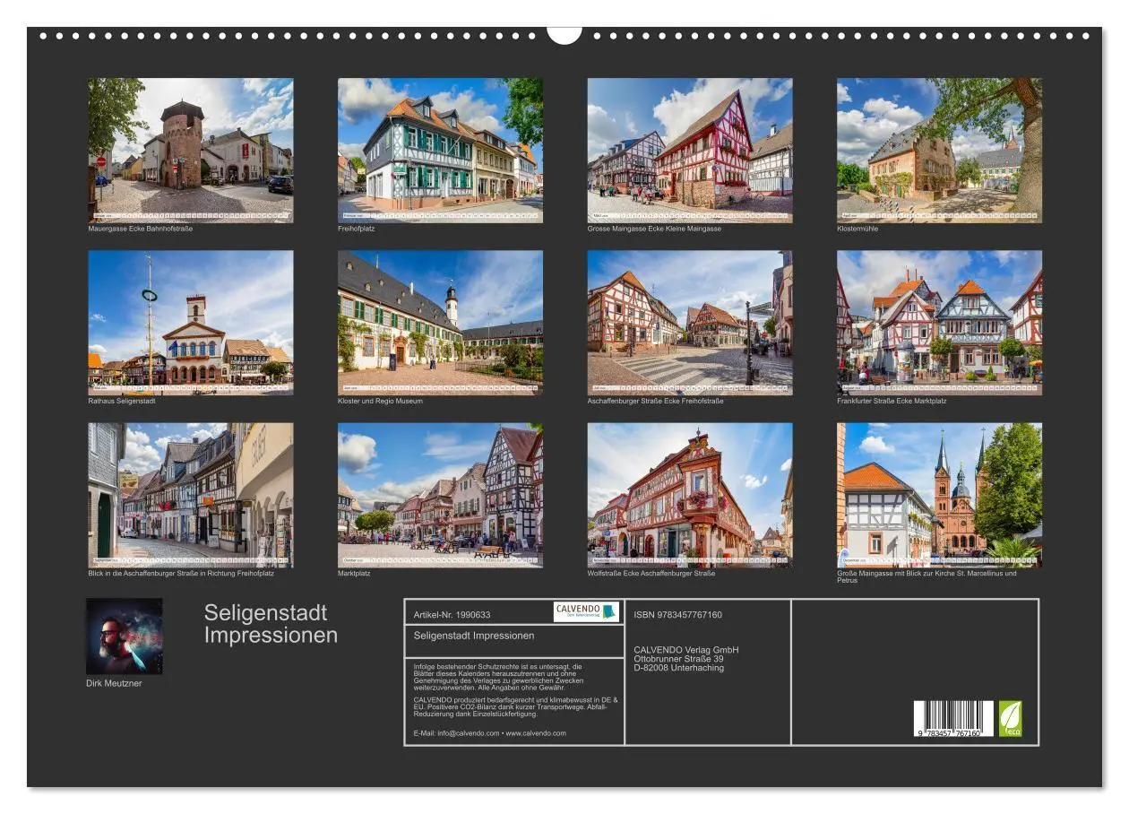Bild: 9783457767160 | Seligenstadt Impressionen (Wandkalender 2026 DIN A2 quer), CALVENDO...