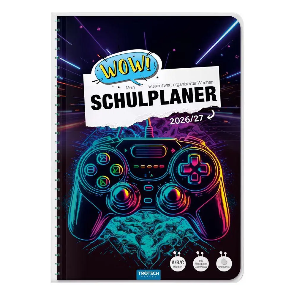 Cover: 9783988027160 | TRÖTSCH - Schulplaner WOW Gaming 26/27 | Trötsch Verlag GmbH &amp; Co. KG