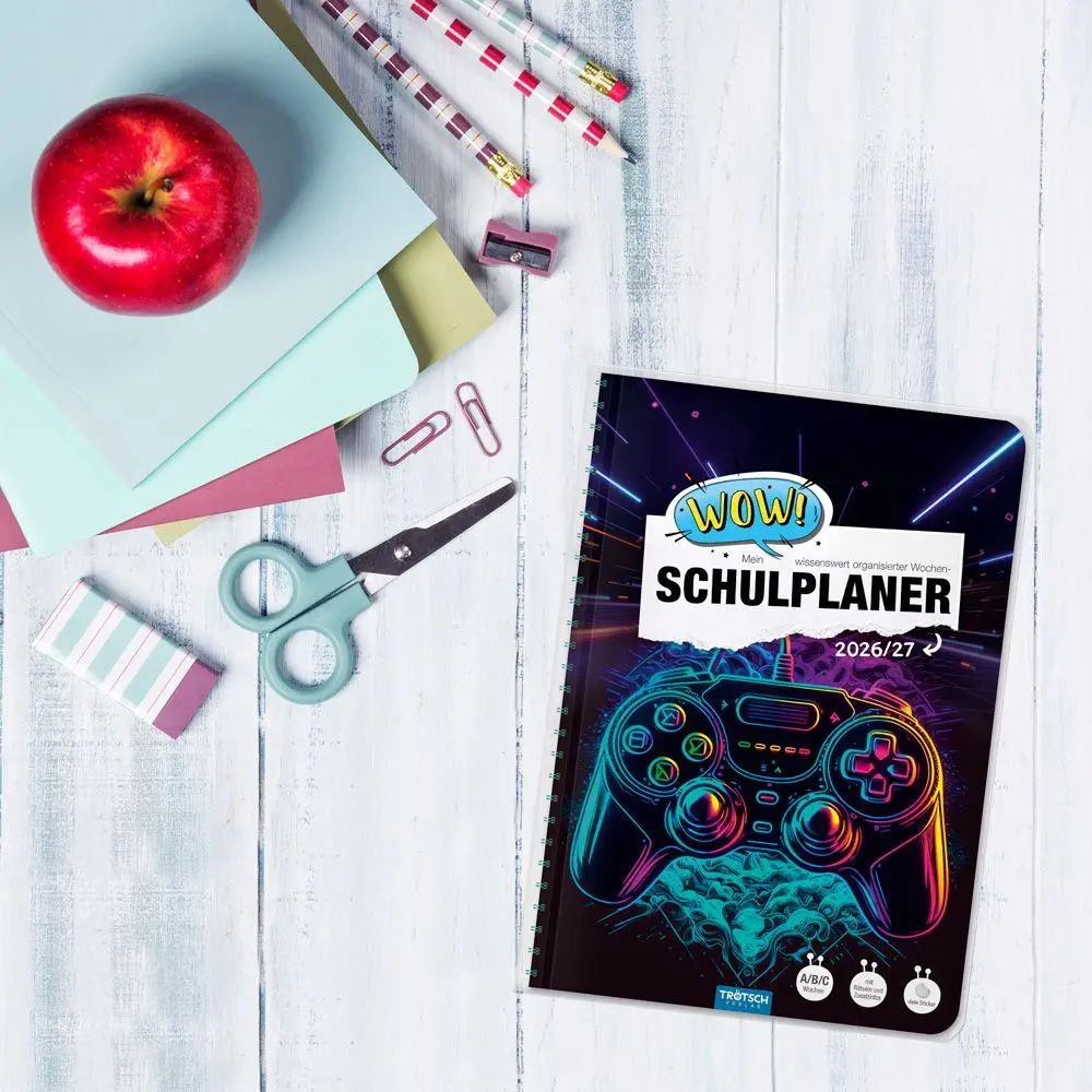 Bild: 9783988027160 | TRÖTSCH - Schulplaner WOW Gaming 26/27 | Trötsch Verlag GmbH &amp; Co. KG