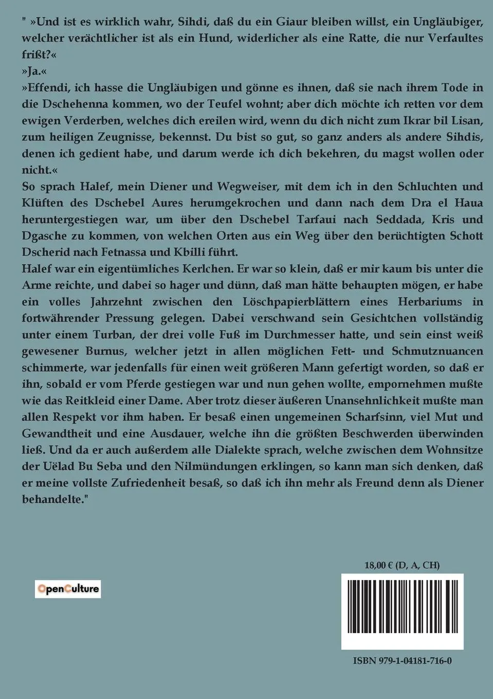 Rückseite: 9791041817160 | Durch Wüste und Harem | Karl May | Taschenbuch | 430 S. | Deutsch
