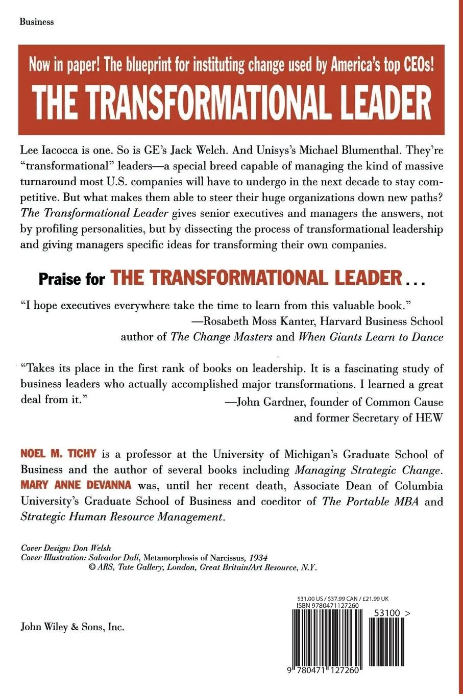 Rückseite: 9780471127260 | The Transformational Leader | The Key to Global Competitiveness | Buch
