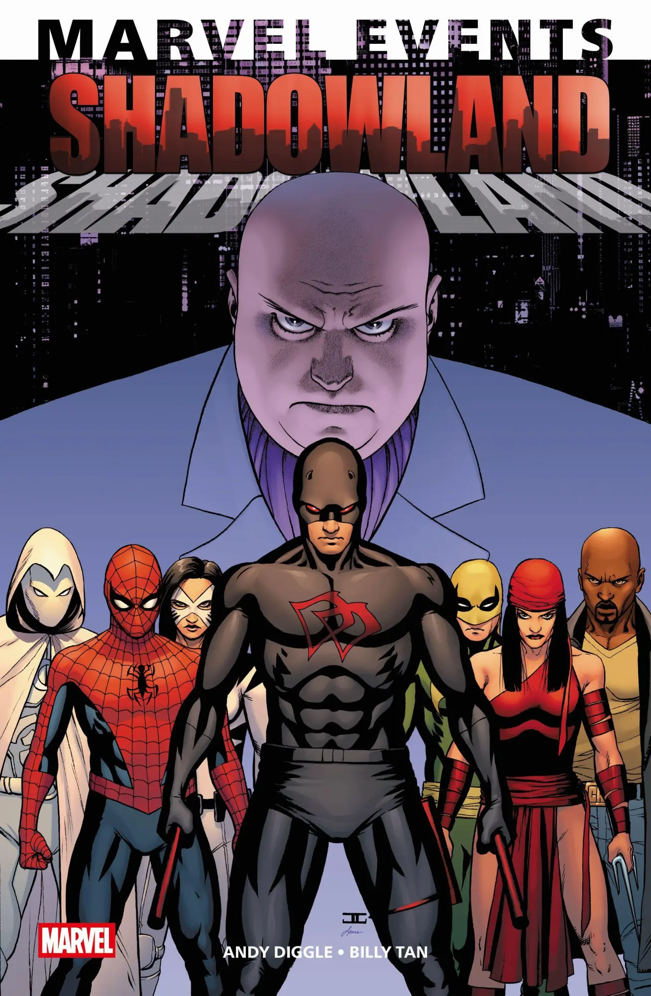 Cover: 9783741647260 | Marvel Events: Shadowland | Andy Diggle (u. a.) | Taschenbuch | 144 S.