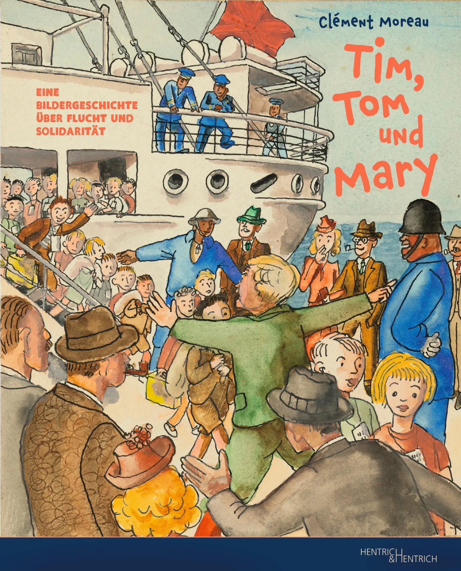 Cover: 9783955657260 | Tim, Tom und Mary | Eine Bildergeschichte über Flucht und Solidarität