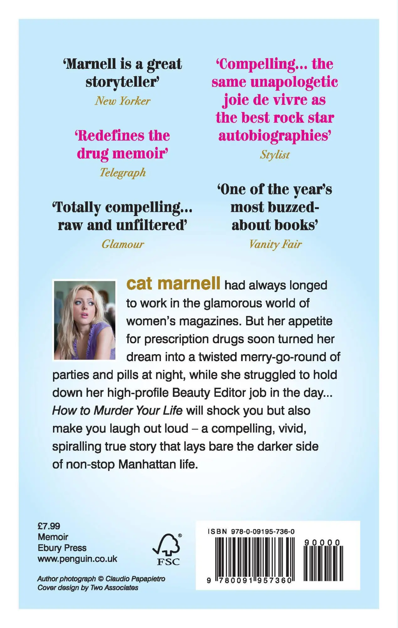 Rückseite: 9780091957360 | How to Murder Your Life | Cat Marnell | Taschenbuch | 375 S. | 2018