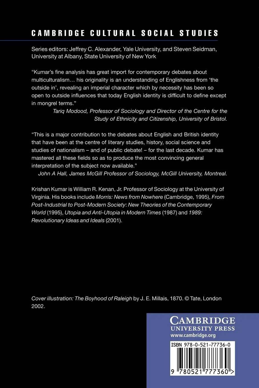 Rückseite: 9780521777360 | The Making of English National Identity | Krishan Kumar | Taschenbuch